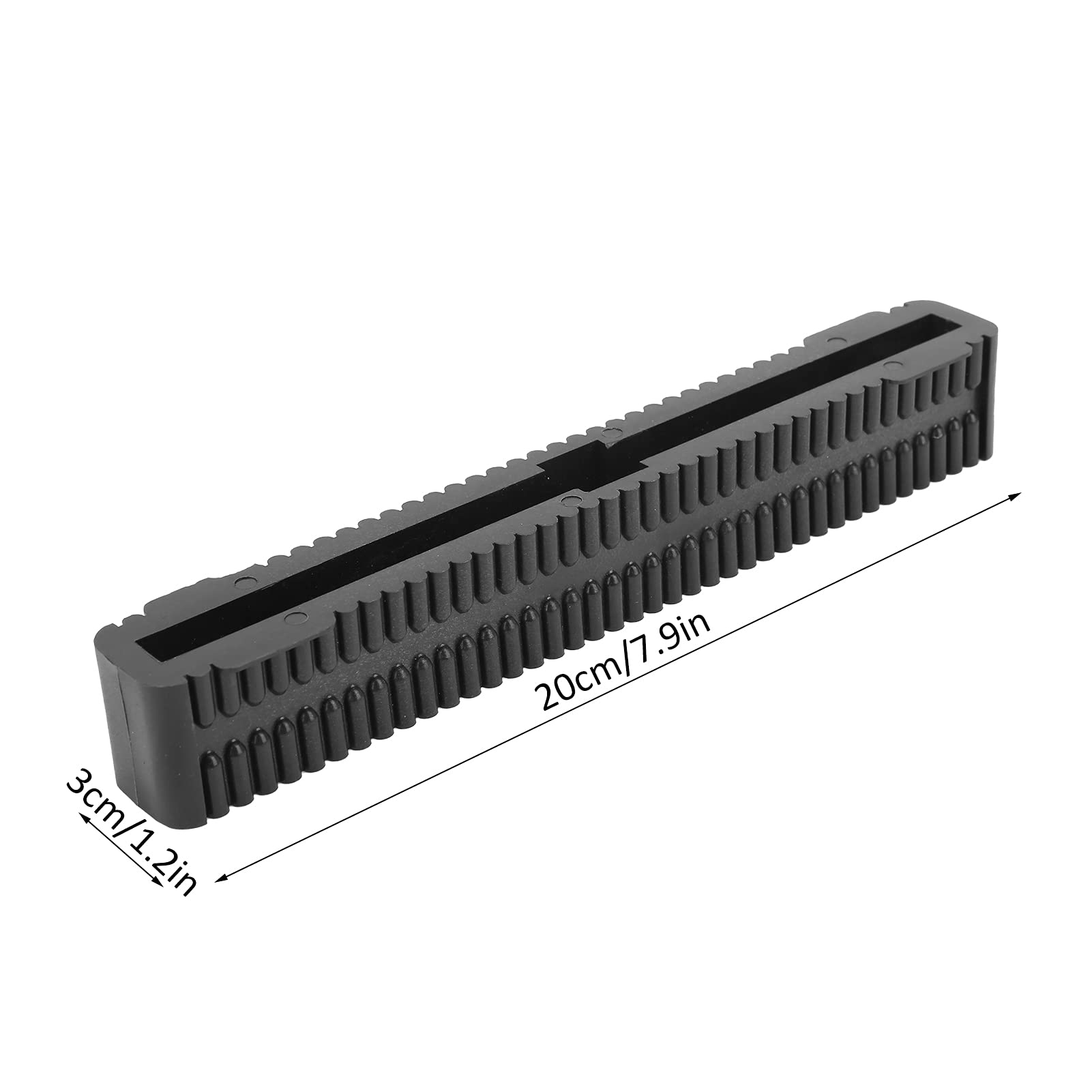 Shanrya 8 Inch PVC Lightweight Surfboard Fin Box - Durable Surfing Accessory for Windsurfing & Surfboards - Perfect for Surfers (Black) | Ideal for Wave Riding, Surfing Competitions & Water Sports Enthusiasts