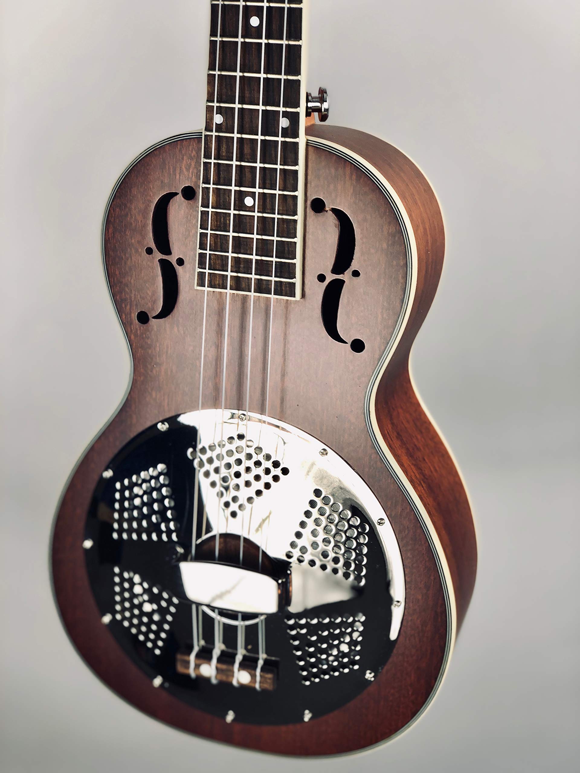 Premium Mahogany Resonator Tenor Ukulele - Professional Sound Quality for Performances, Recording & Travel | Handcrafted Musical Instrument for Musicians & Beginners