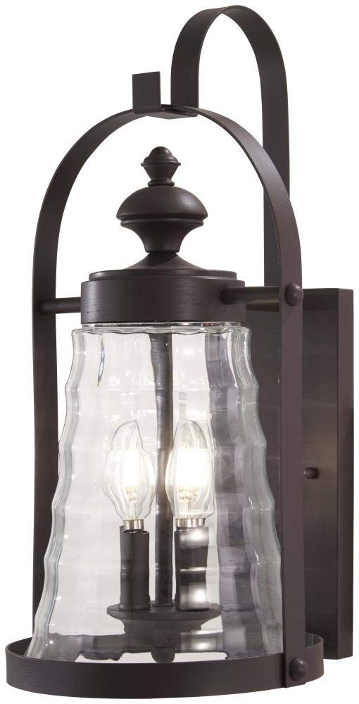 Minka Lavery 72623-615B Sycamore Trail Outdoor Wall Lantern - 4-Light 240W Bronze Exterior Light Fixture for Patio, Porch, Garden & Entryway Lighting