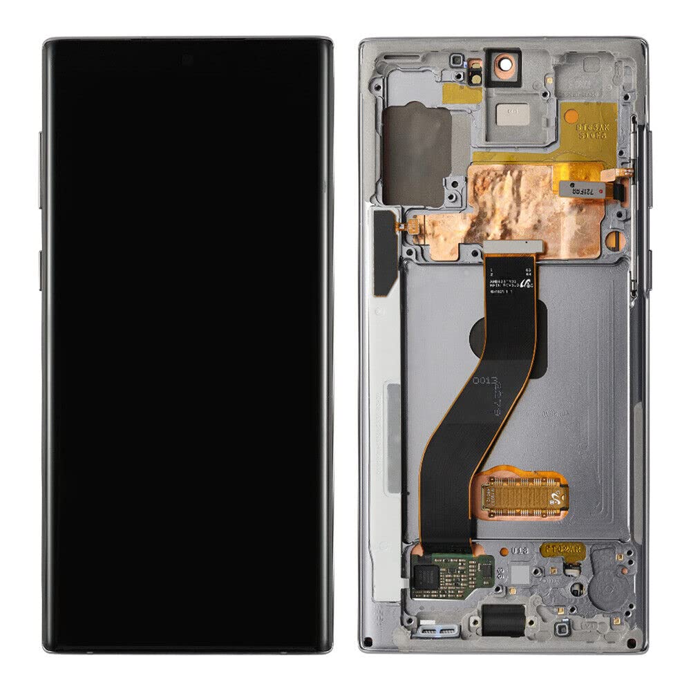NuFix OLED Screen Replacement for Samsung Galaxy Note 10 SM-N970W - Full LCD Display Touch Digitizer Assembly with Frame & Repair Tools - Compatible with N970W/N970U/N970F (Glow) - Perfect for DIY Phone Repair & Screen Replacement Projects