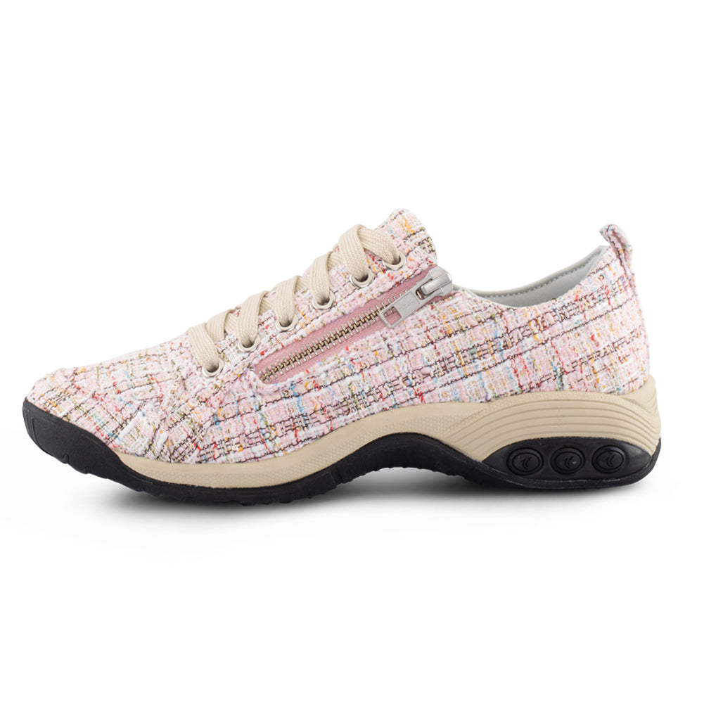 Sienna Prints Women's Side Zip Sports Casual Shoes - Lightweight Sneakers for Walking, Running & Gym Workouts | Comfortable Athletic Shoes for Women