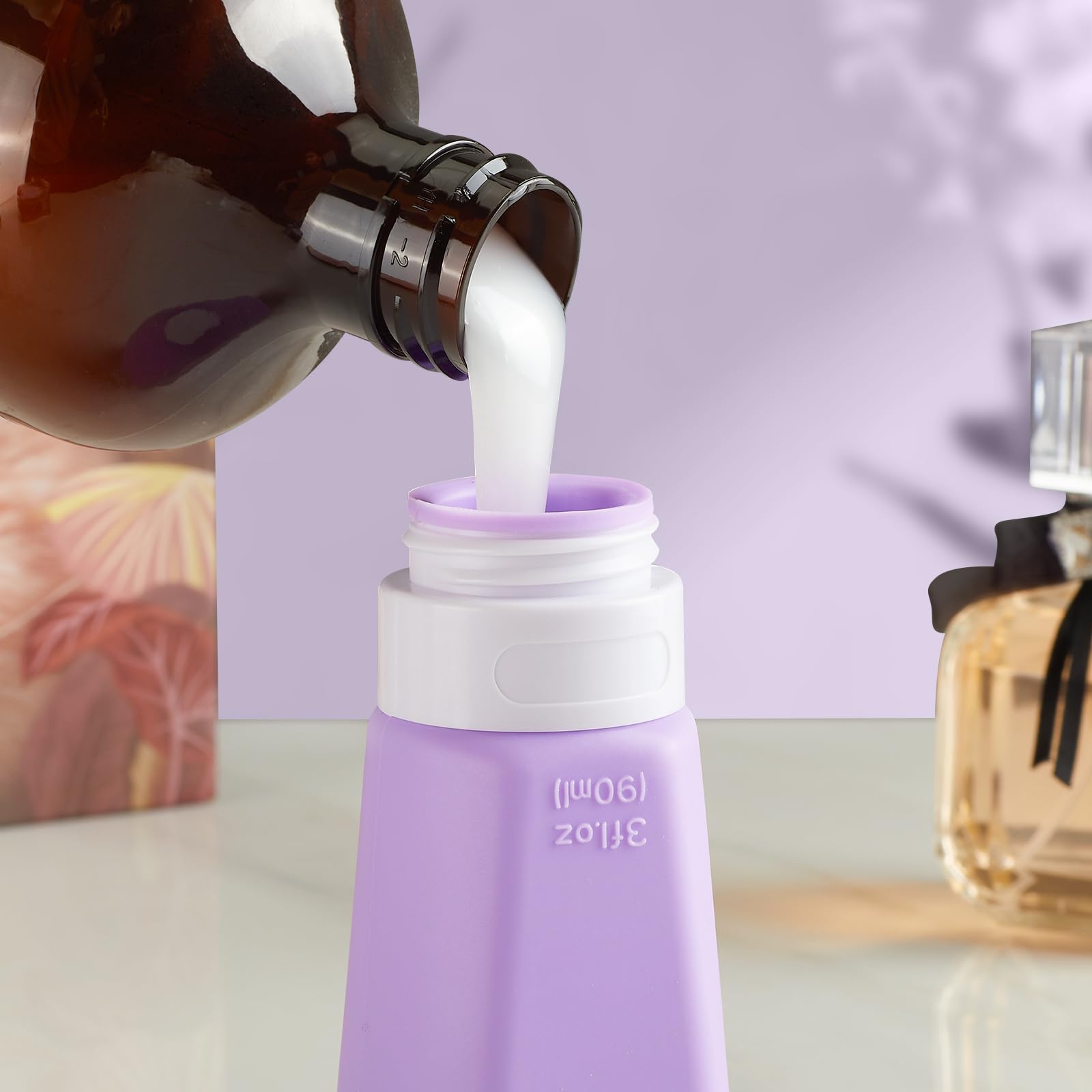 TSA Approved 3oz Travel Bottles for Toiletries - Leak Proof & BPA Free Refillable Containers with Labels for Shampoo, Conditioner & Cosmetics | Perfect for Air Travel, Gym & Vacation Essentials