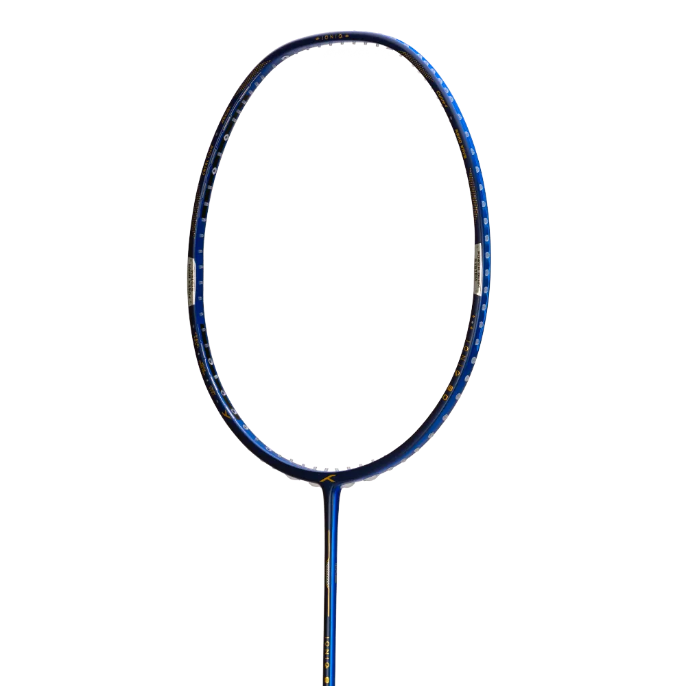 HNDRD Ioniq 80 Badminton Racket - Pre-Strung Carbon Fiber Badminton Racquet for Advanced Players | Perfect for Tournaments, Training & Outdoor Games
