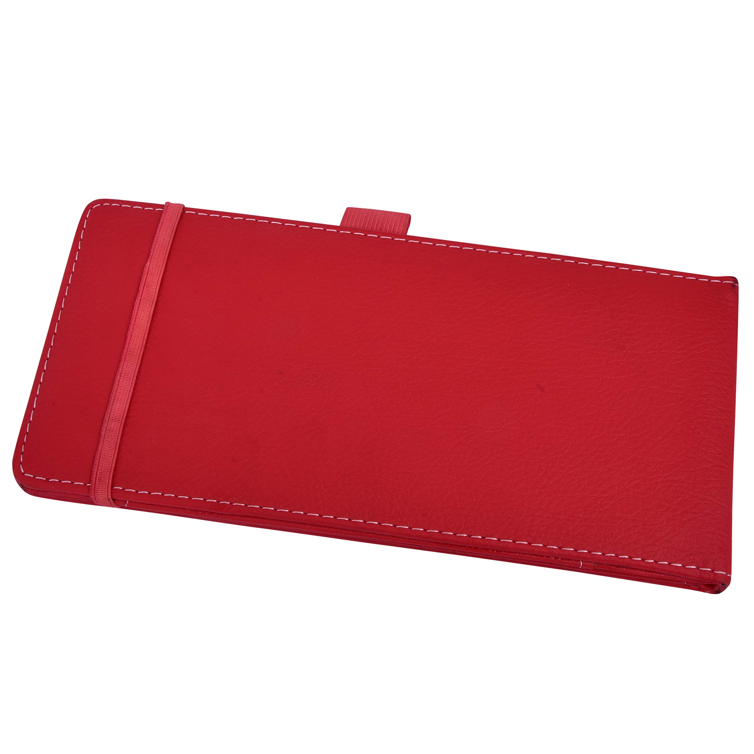 Premium Leatherette Checkbook Holder with Card Slots - Navy Blue Wallet Organizer for Checks, Credit Cards & IDs | Ideal for Business Professionals & Everyday Use
