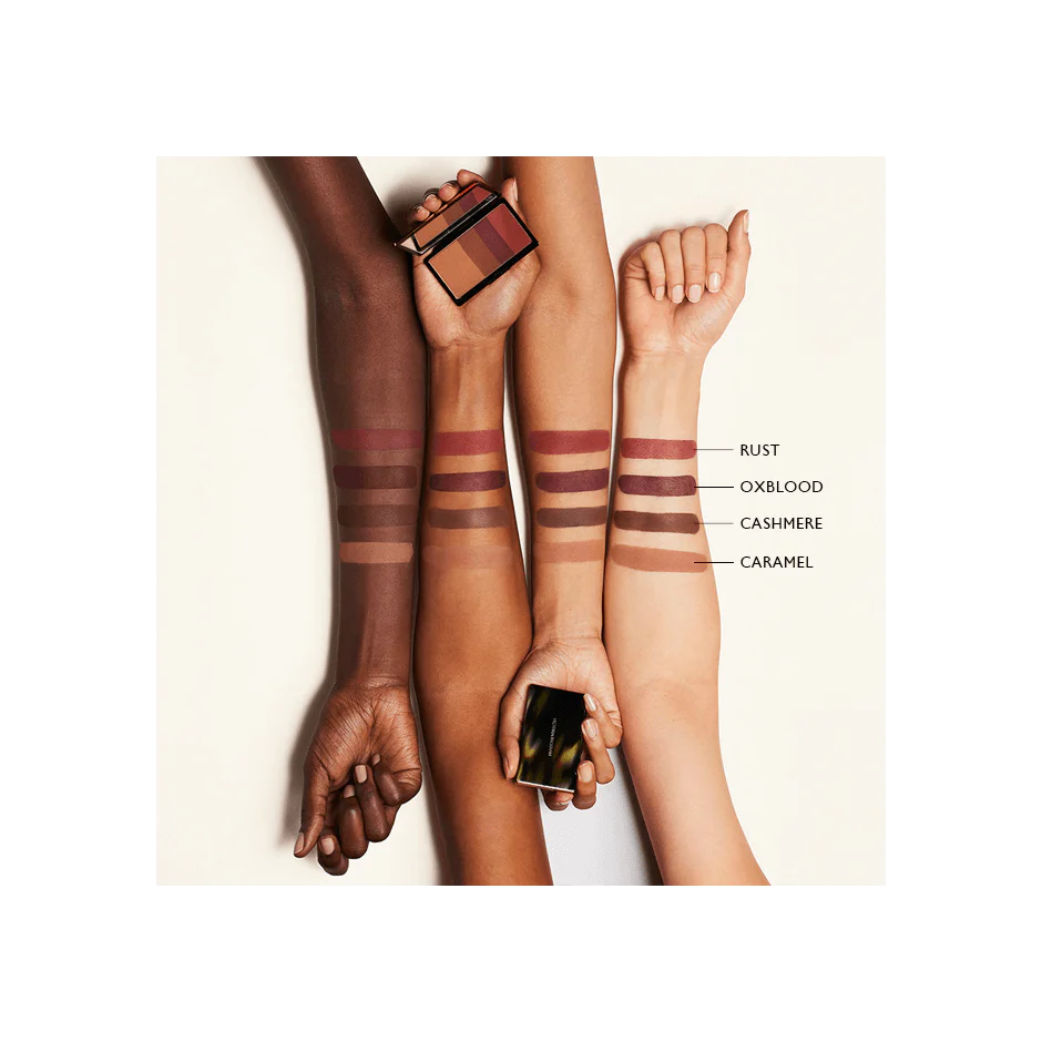 Victoria Beckham Beauty Smoky Eye Brick Eyeshadow Palette - Long-Lasting Pigmented Shades for Day to Night Makeup | Perfect for Parties, Weddings & Special Occasions