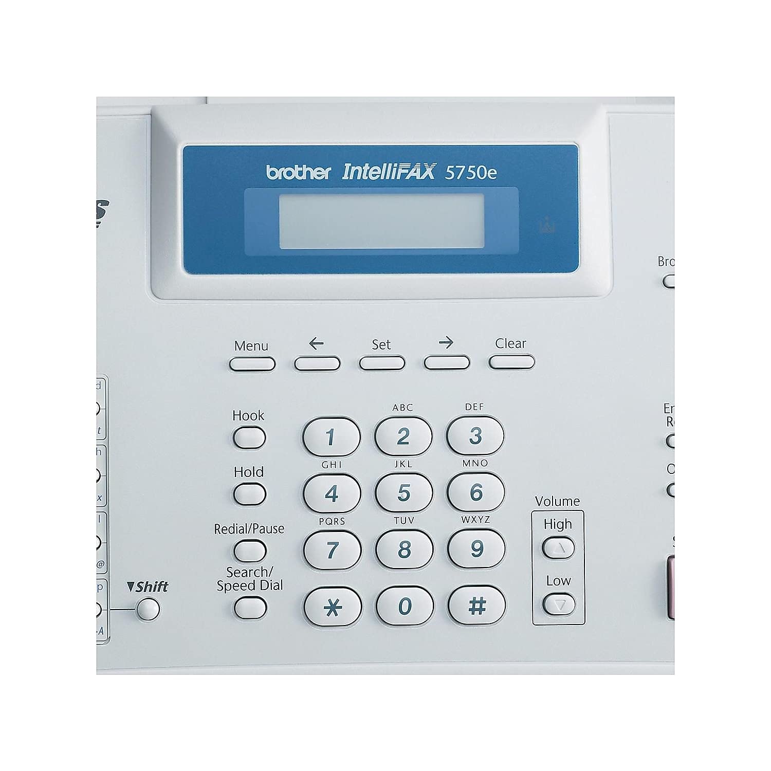 Brother PPF-5750e IntelliFax Mono Laser Multifunction Printer - High-Speed Fax, Copy, Scan & Print for Home Office & Small Business Productivity