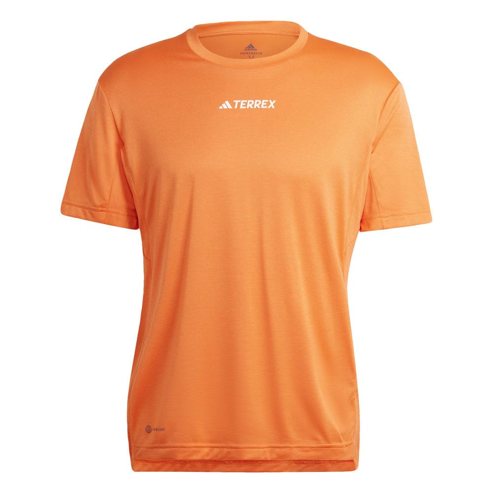 **adidas Men's Terrex Multi Tee - Moisture-Wicking Quick-Dry Hiking Shirt for Outdoor Adventures & Travel**