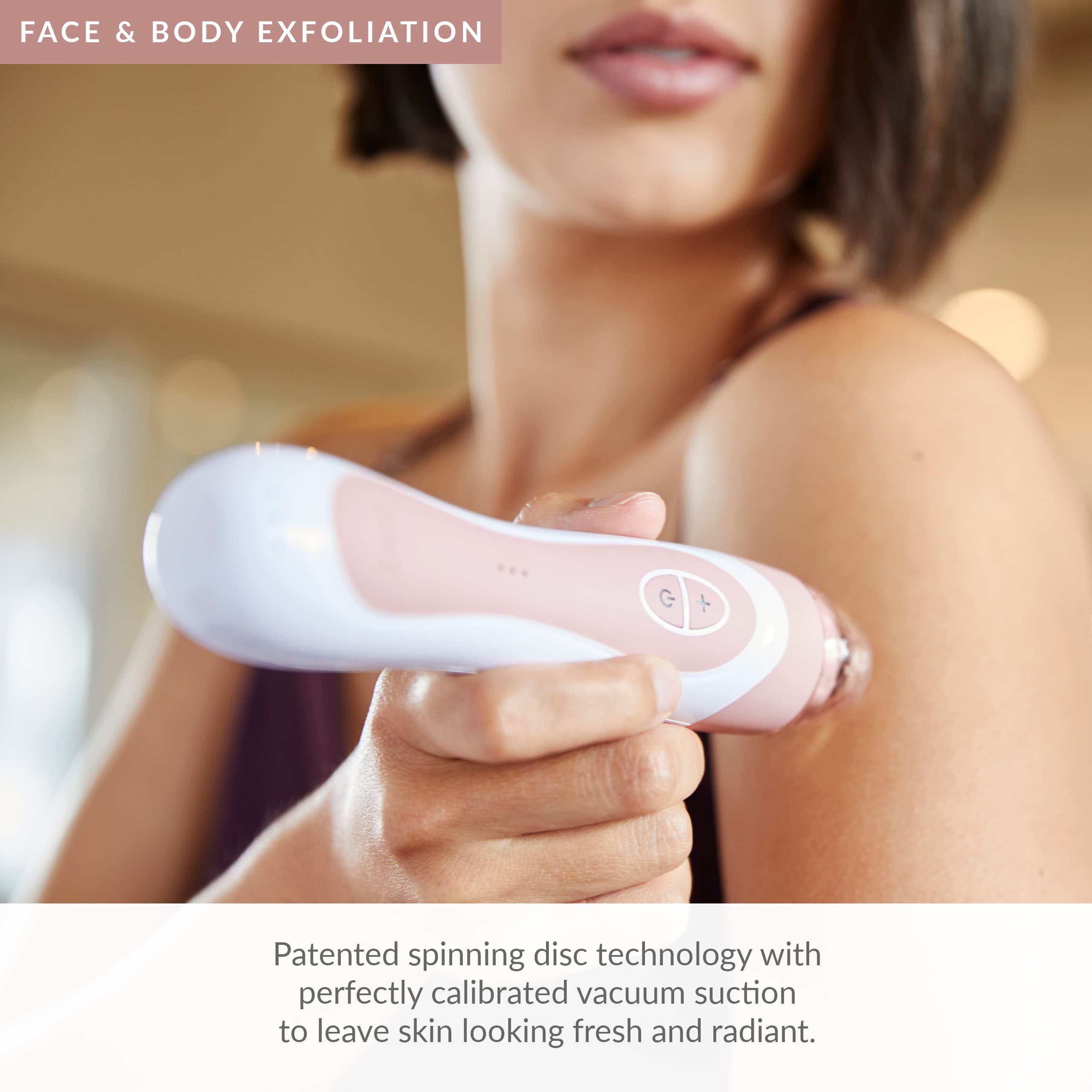 PMD Personal Microderm Elite Pro - At-Home Microdermabrasion Device for Face & Body - Exfoliating Crystals & Vacuum Suction Machine - 3 Speed Settings for Glowing Skin - Perfect for Anti-Aging, Blackhead Removal & Skin Rejuvenation at Home