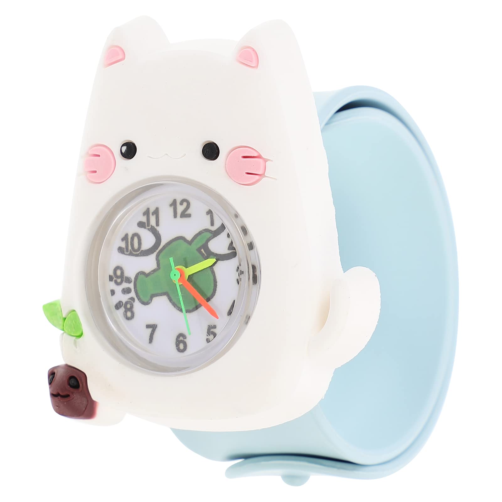 1pc Cartoon Design Quartz Watch - Stylish Slap Bracelet Watch for Kids - Perfect for School, Playtime & Birthday Gifts