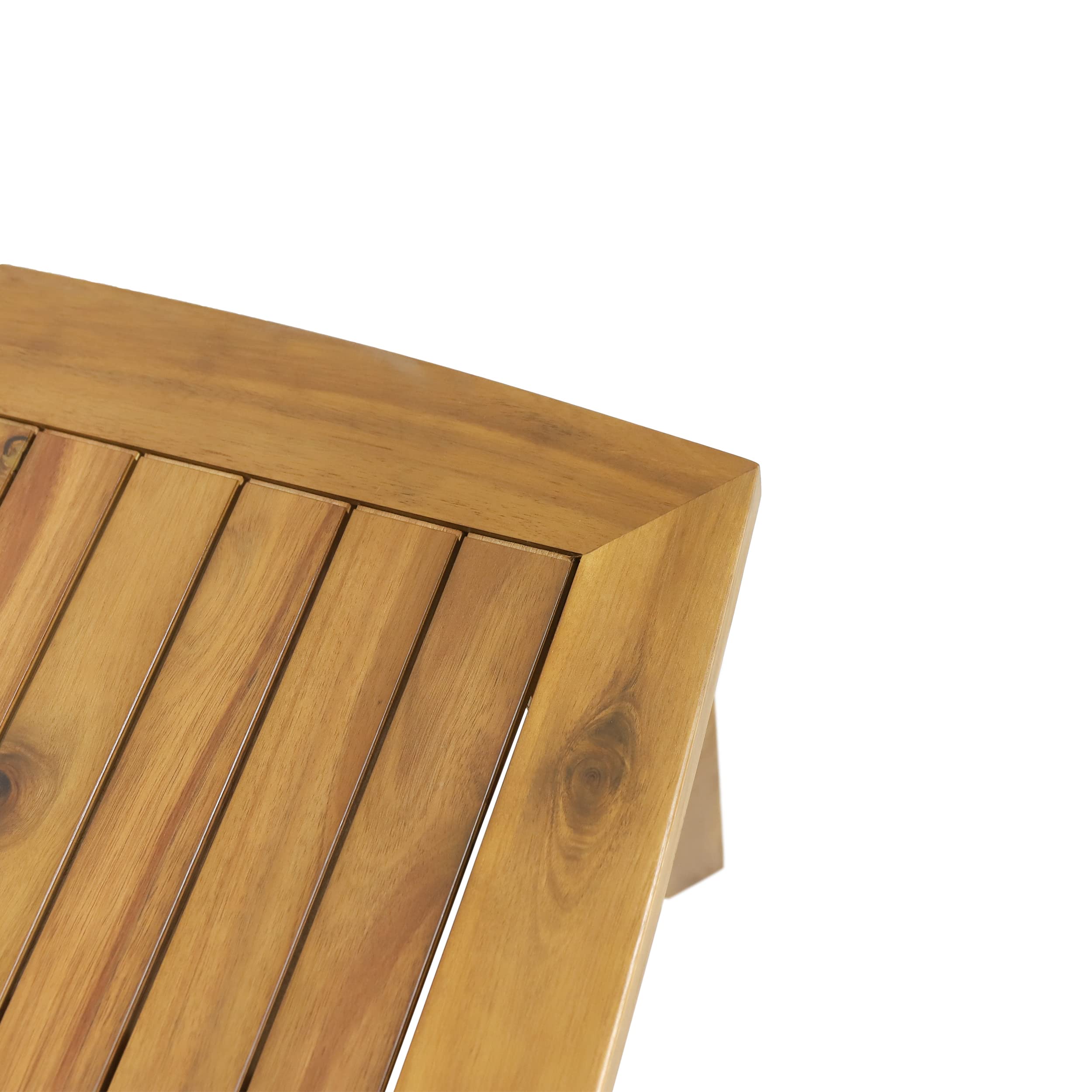 Christopher Knight Home 318122 Teak Solano Coffee Table - Modern Living Room Centerpiece for Home Decor & Entertaining