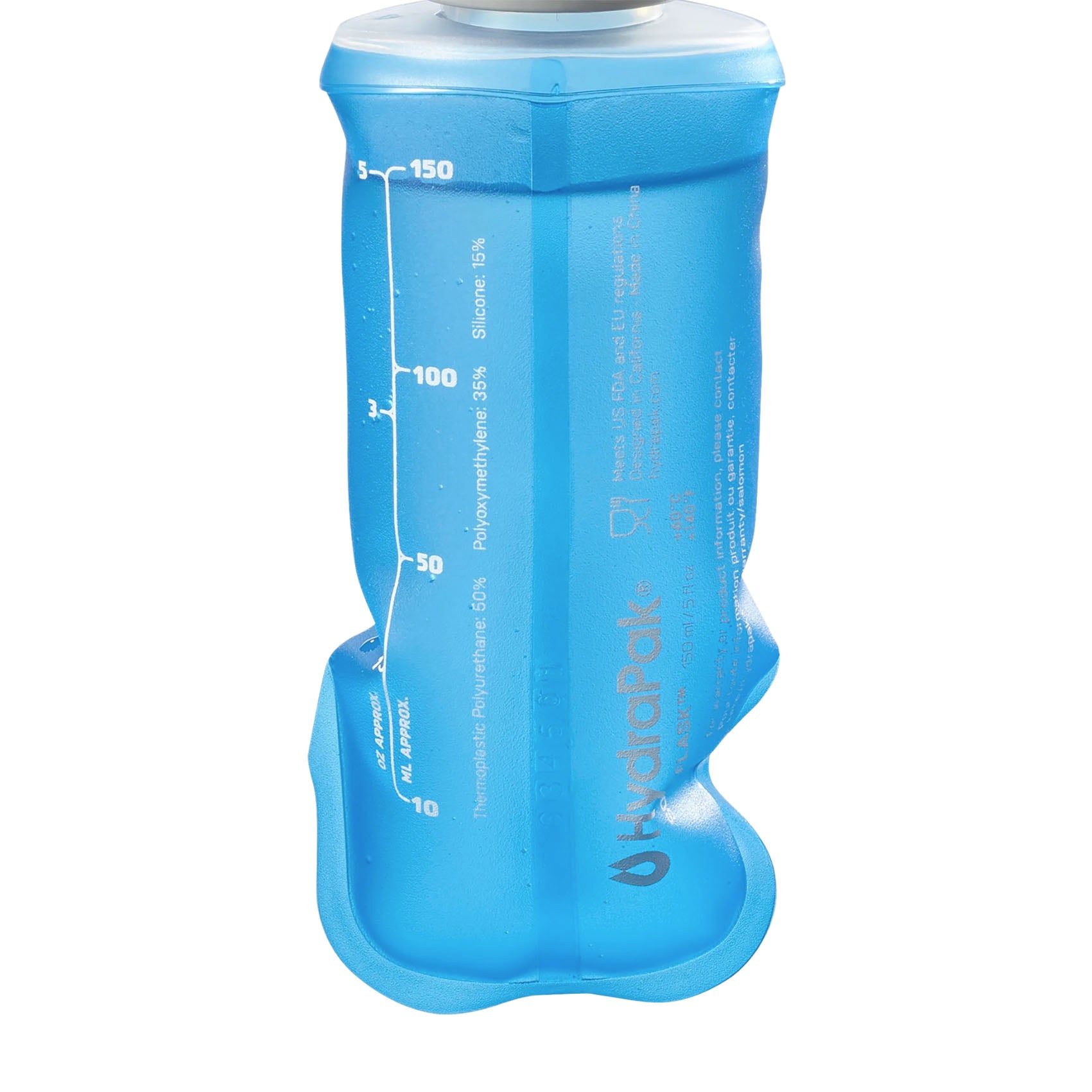 Salomon Soft Flask 150ml - Lightweight Collapsible Water Bottle for Hiking, Running & Outdoor Activities | BPA-Free Hydration Pack for Backpacking, Trail Running & Fitness