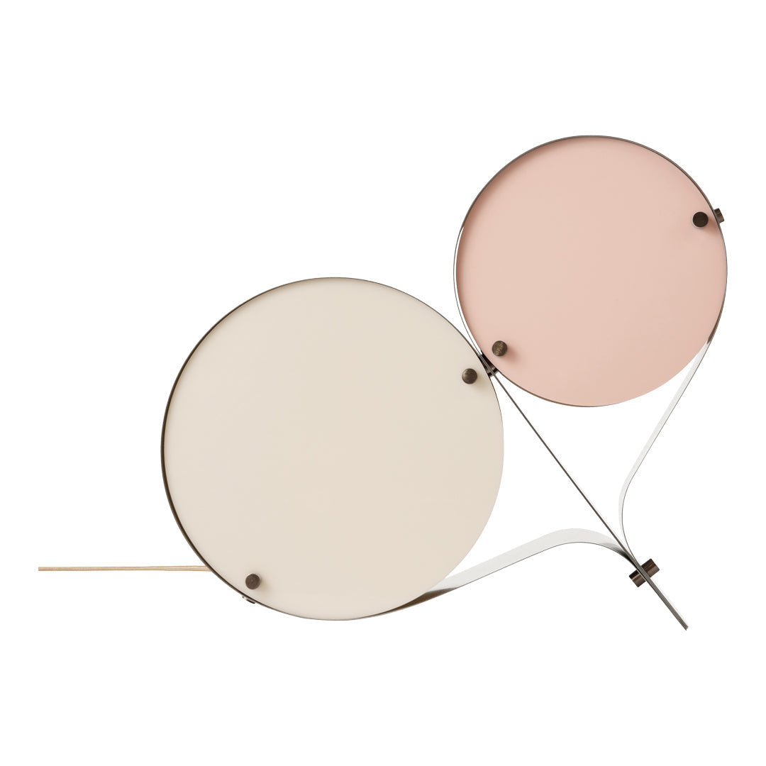 Modern Copper Table Lamp - Adjustable Brightness LED Desk Light for Living Room, Bedroom & Office - Warm White & Cool White Dimmable Reading Light with USB Port