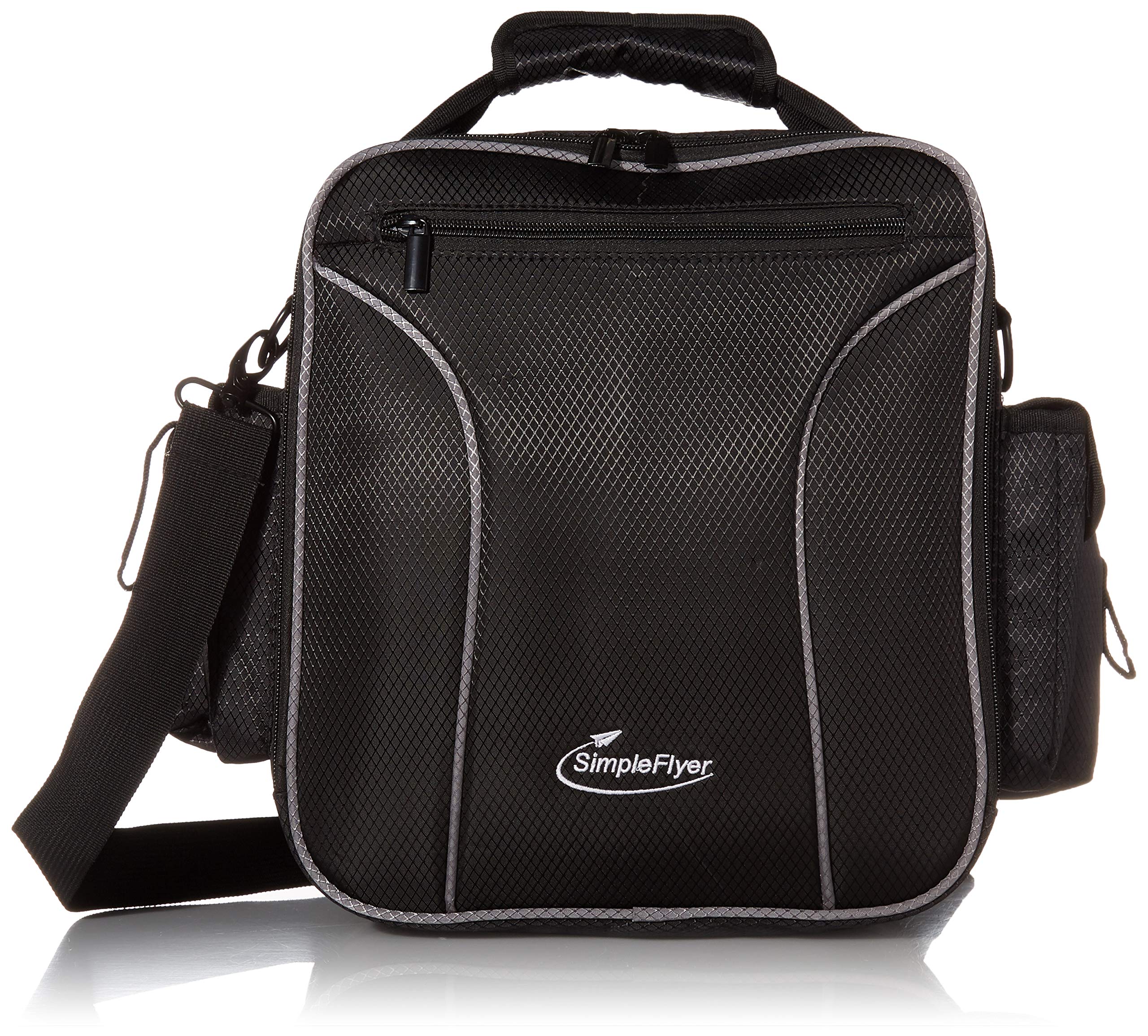 Premium Alpha Pilot Headset Flight Bag for Aviation Enthusiasts - Durable & Lightweight Black Carry Case - Perfect for Flight Training, Travel & Professional Pilots