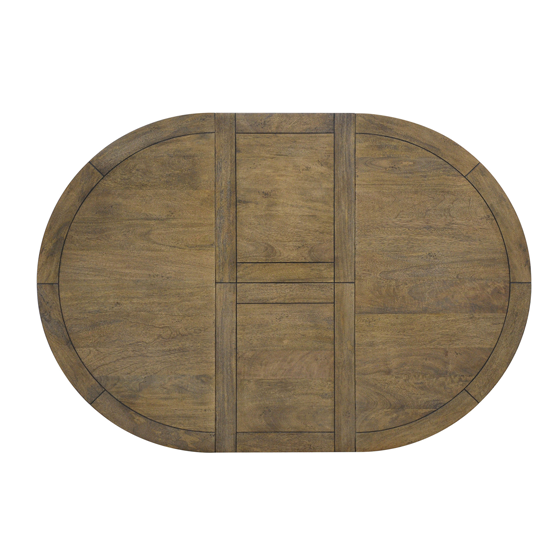 Tuscany Small Round Extendable Dining Table 1000/1400mm - Perfect for Small Spaces, Kitchen Nooks & Cozy Dining Rooms