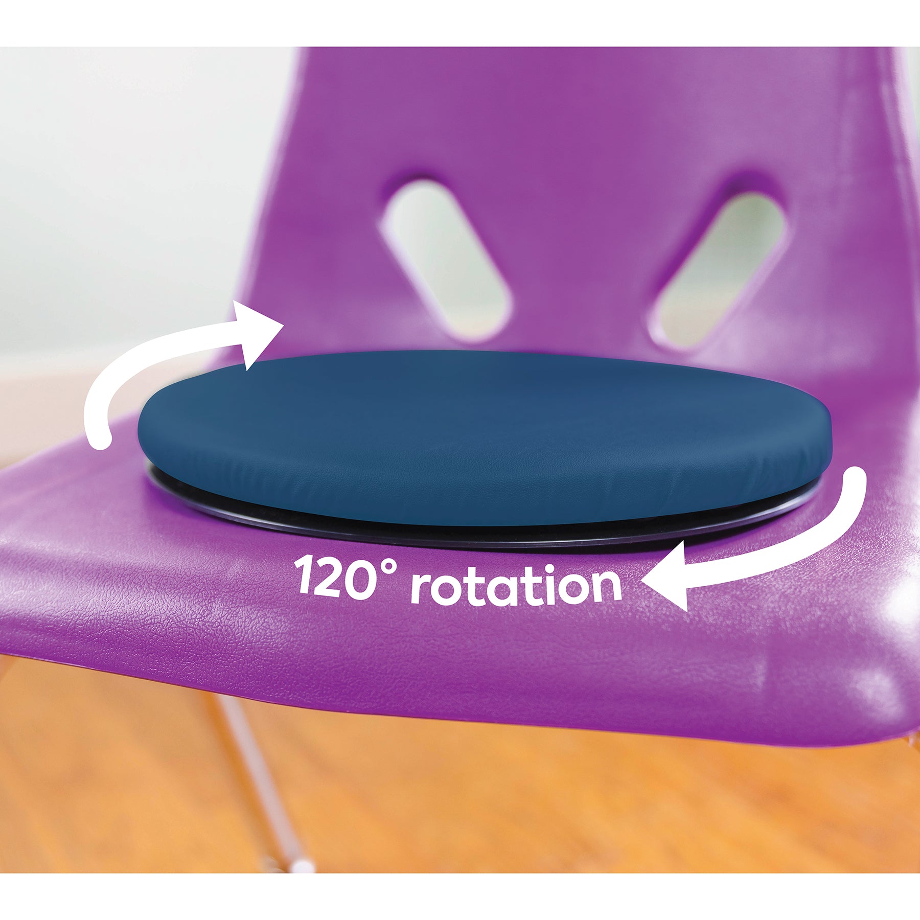Bouncyband Sit & Twist Active Seat Cushion for Kids - Wiggle Chair Alternative for ADHD & Sensory Needs - Perfect for Classroom, Homeschool & Study Time