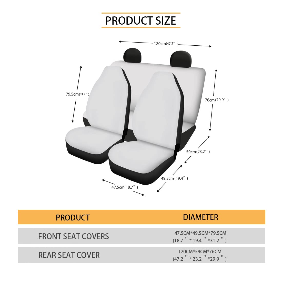 11Pcs Sea Turtle Car Accessories Set - Steering Wheel Cover & Seat Covers for Men & Women | Beach Style Auto Decor