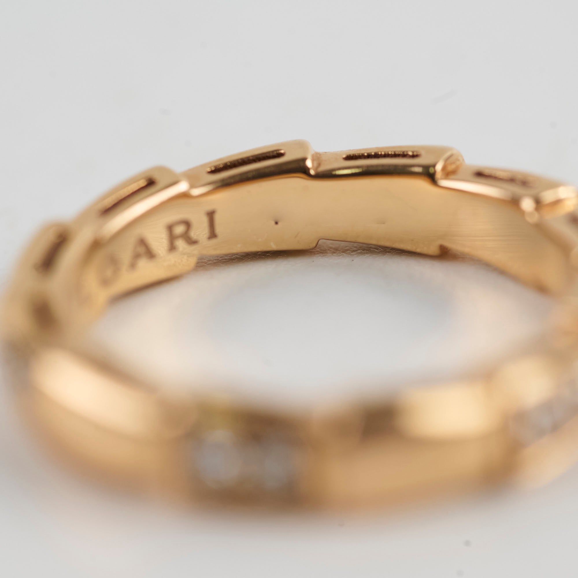 Bulgari Serpenti Viper Ring - Size 49 | Luxury Italian Jewelry for Women | Perfect for Weddings, Parties & Special Occasions
