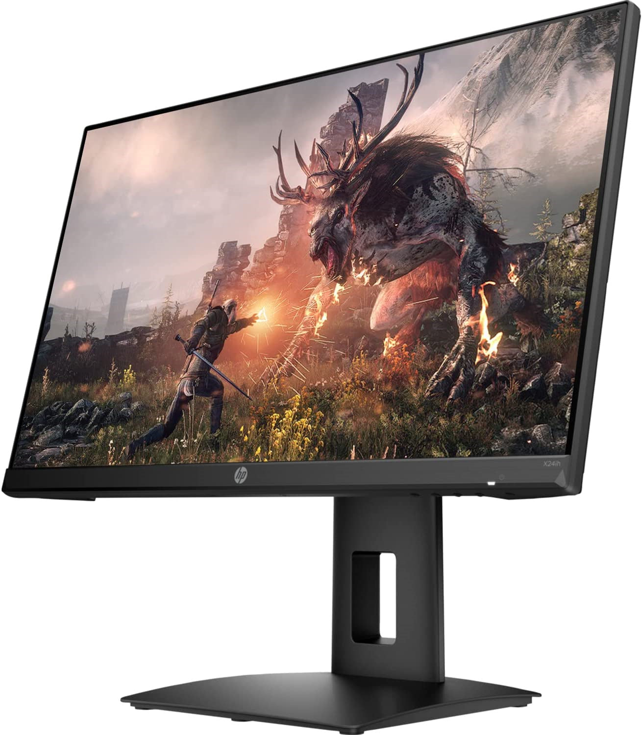 HP X24ih 24-inch FHD 144Hz Gaming Monitor - 1920x1080, AMD FreeSync Premium, Anti-Glare, Low Blue Light - Perfect for Esports, Work & Home Office