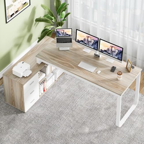 Walnut and White