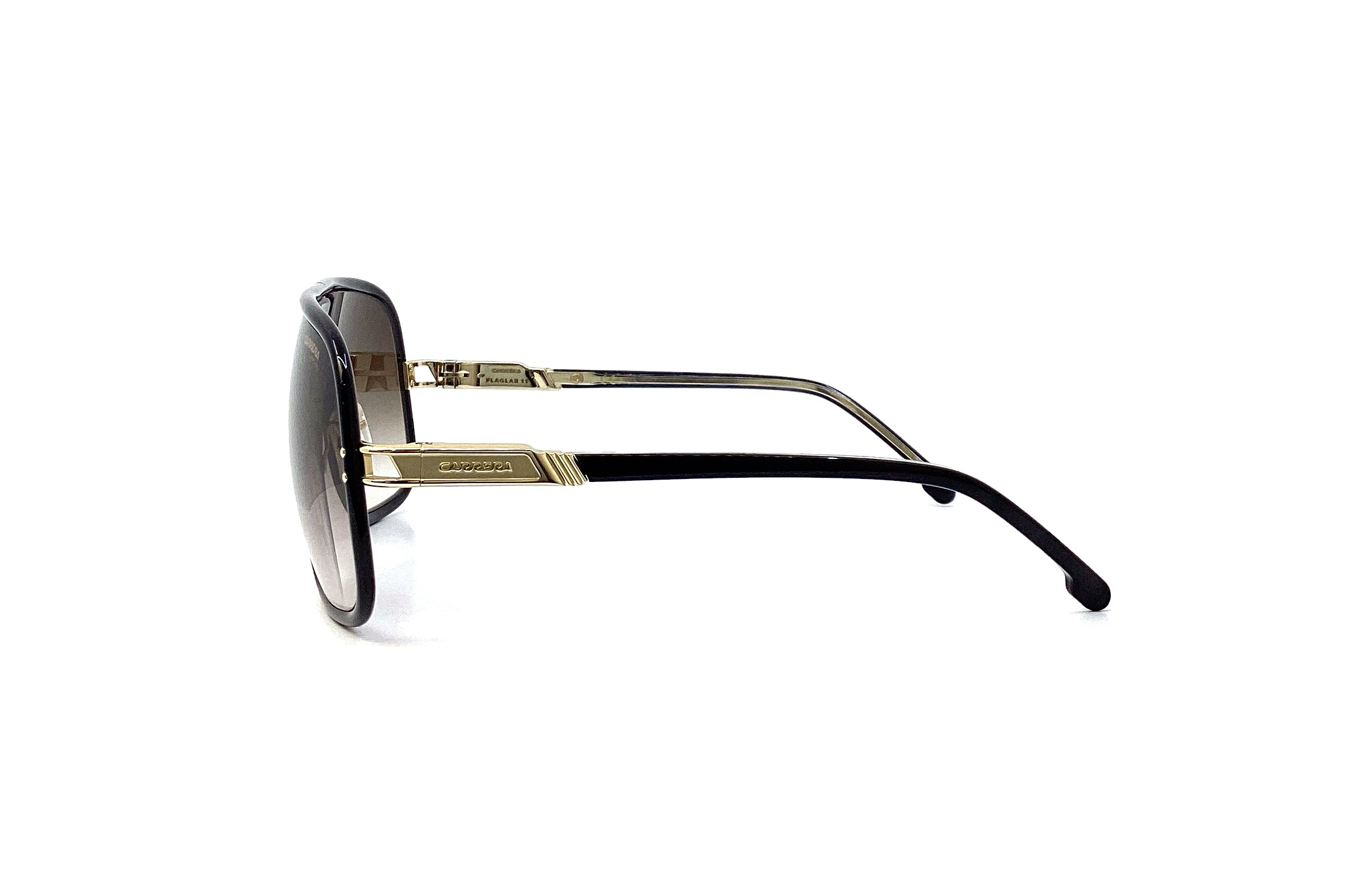 Carrera Flaglab 11 Sunglasses - Black Brown Polarized UV Protection - Perfect for Driving, Outdoor Sports & Beach Vacations