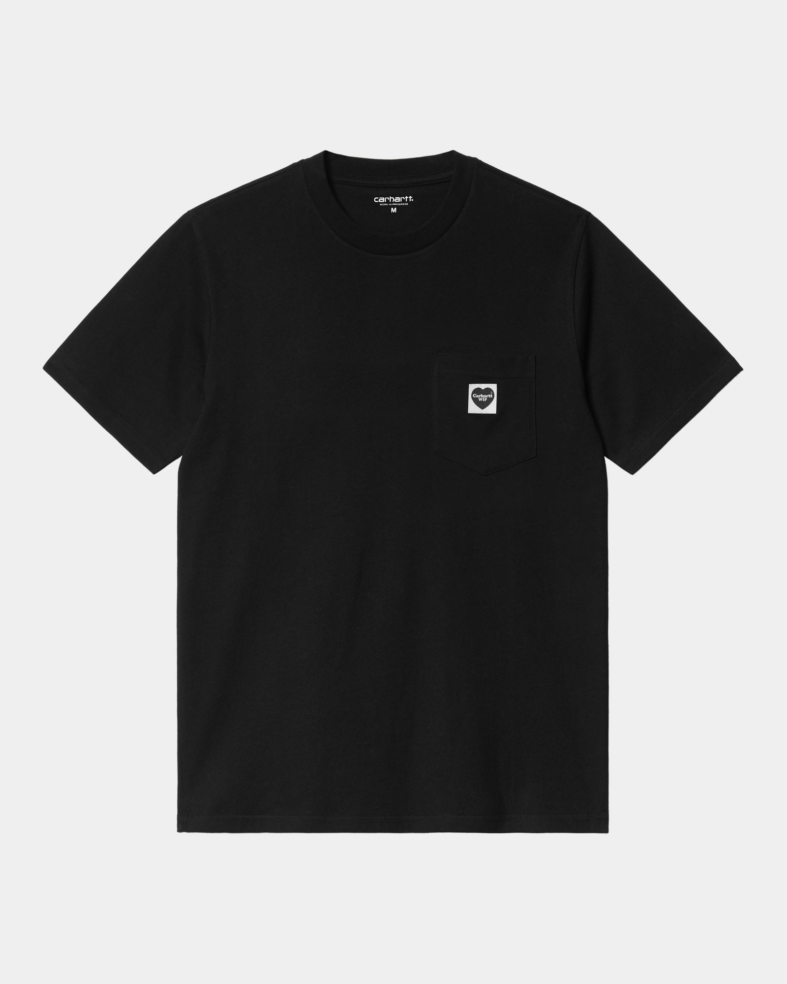 Pocket Heart Graphic T-Shirt for Men & Women - Soft Cotton Black Tee - Casual Streetwear & Everyday Comfort