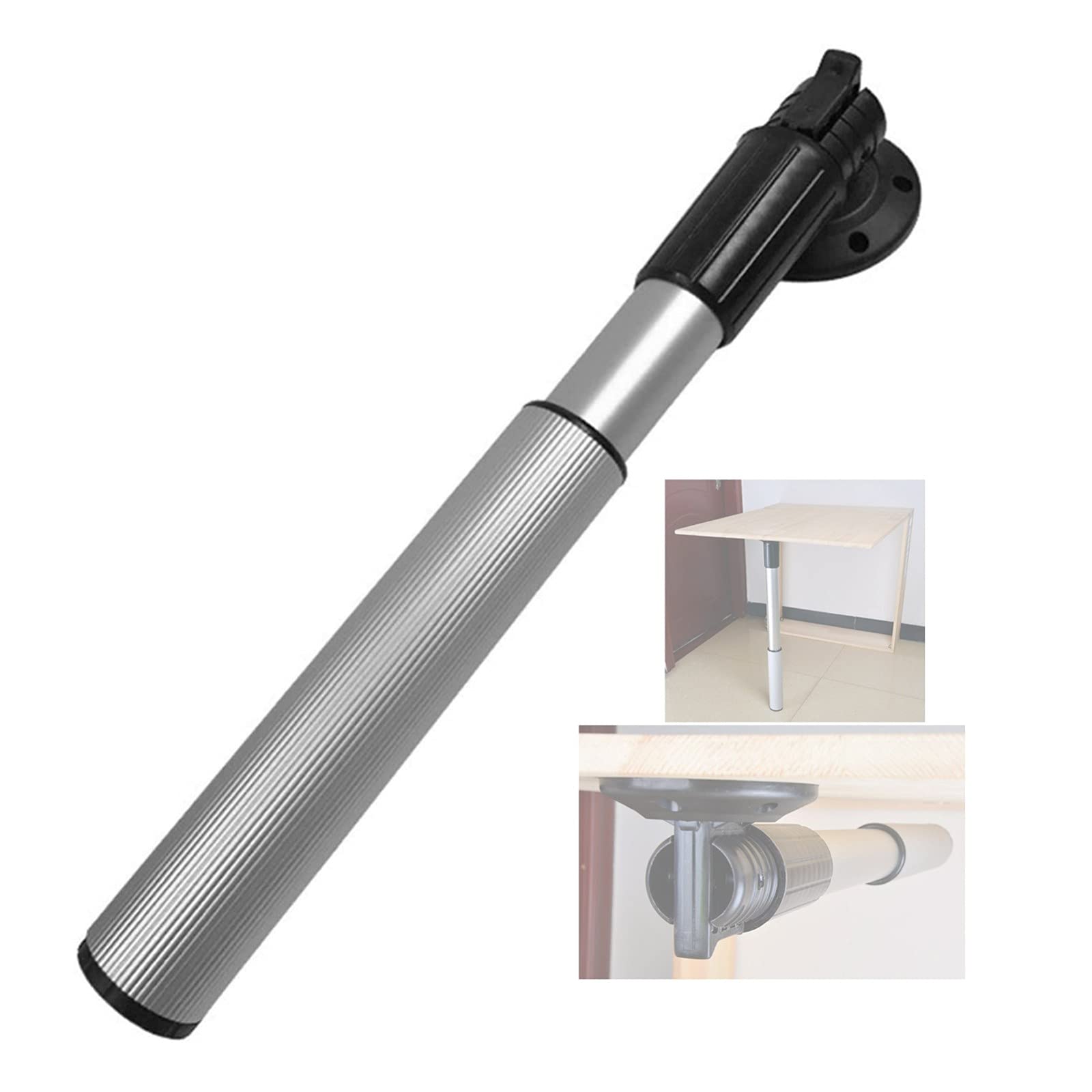 Adjustable Aluminum Alloy Foldable Table Legs - Telescopic Support Legs for Dining Tables, Desks, Computer Tables & Bar Counters (2PCS, 28-36 inches) - Perfect for Home Office, Kitchen Island & DIY Furniture Projects
