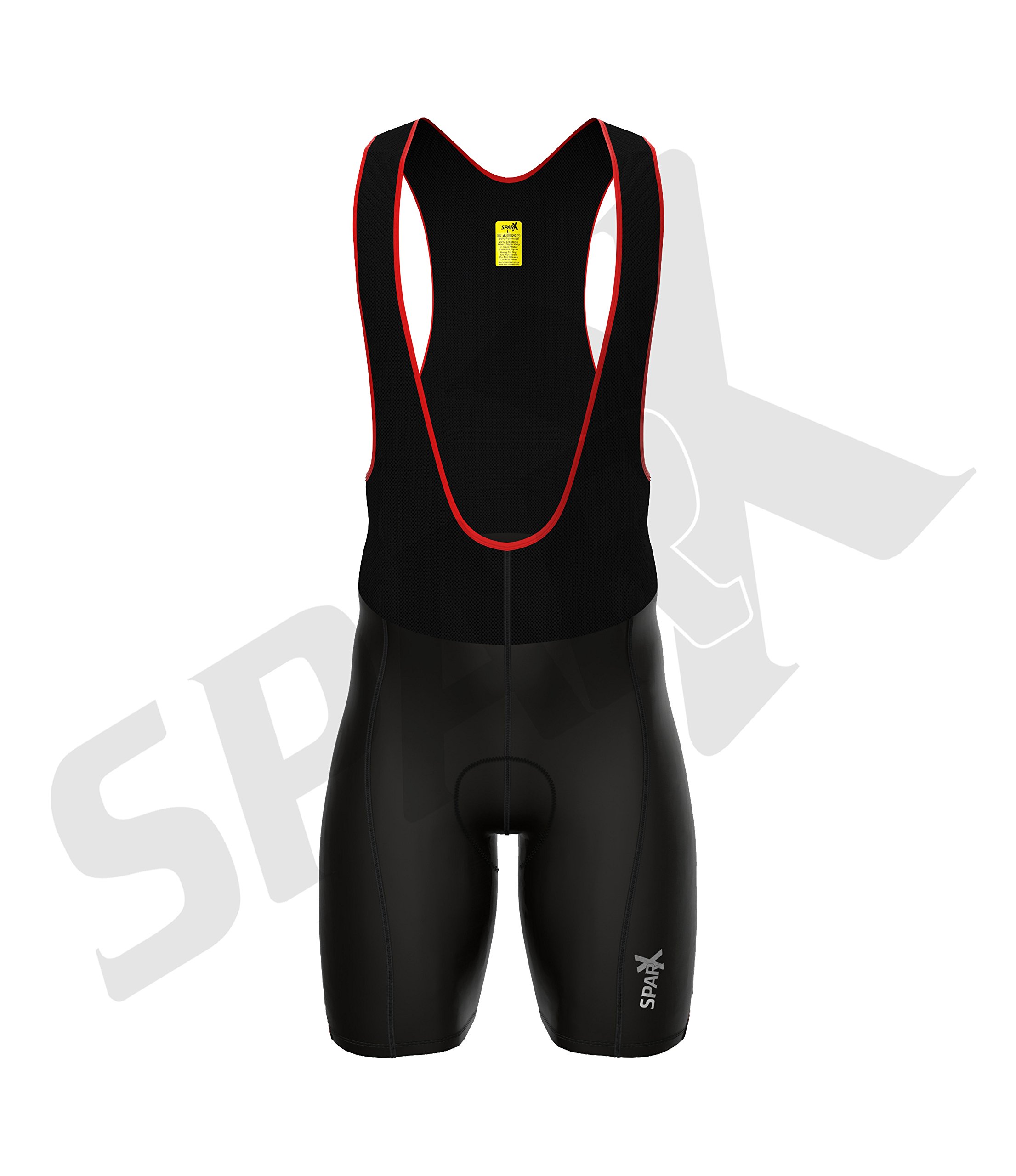 Sparx Men's 3D Padded Cycling Bib Shorts - Breathable Bike Shorts with Chamois for Road & Mountain Biking | Perfect for Long Distance Cycling & Professional Training