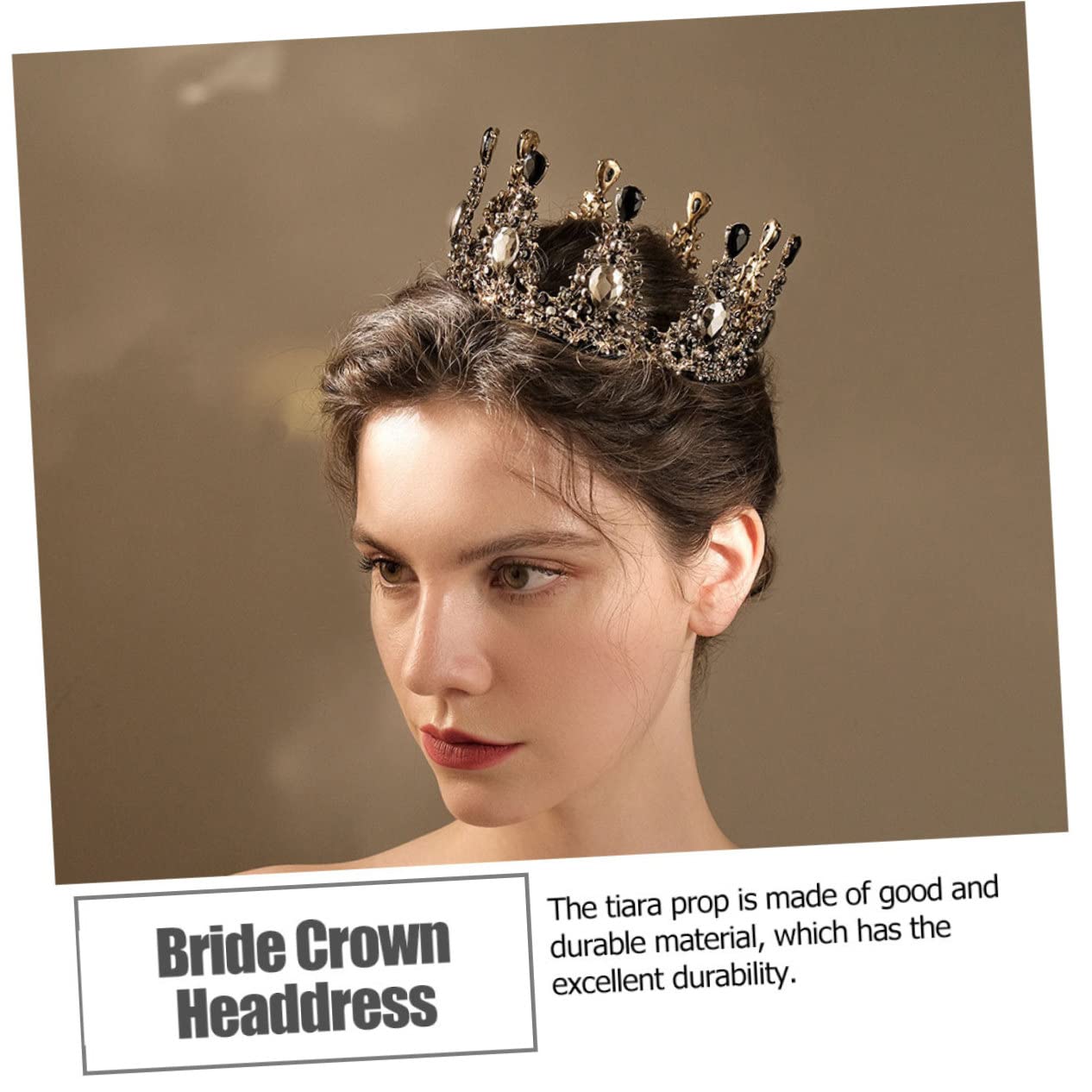 FOMIYES Elegant Rhinestone Bridal Tiara Headpiece - Wedding Crown for Bride, Bridesmaid, Prom & Photoshoot | Perfect for Ceremony, Reception & Special Occasions