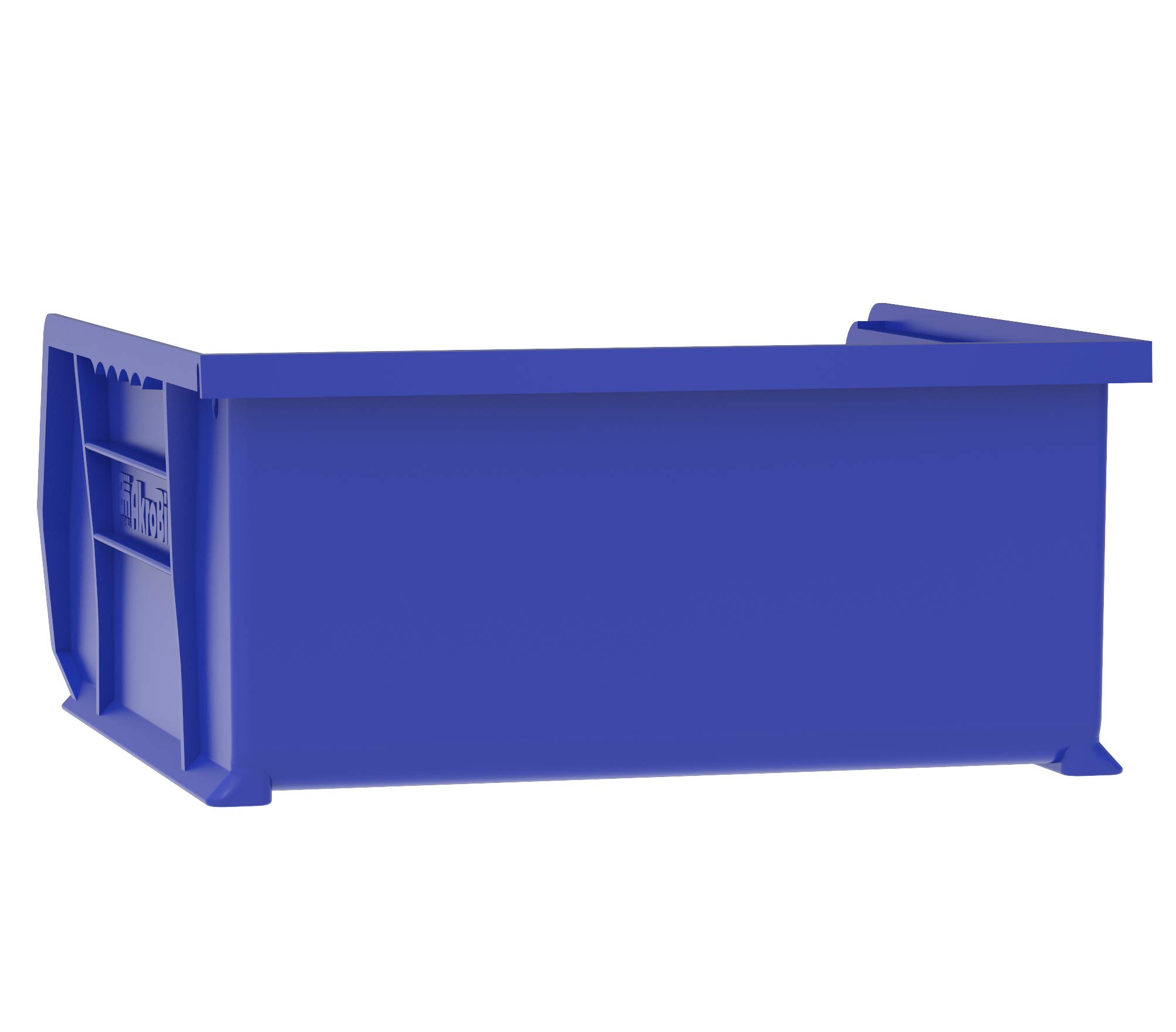 Wall Mount Storage System with 6 Plastic Bins - Akro-Mils Heavy Duty Garage & Workshop Organization for Tools, Hardware & DIY Supplies