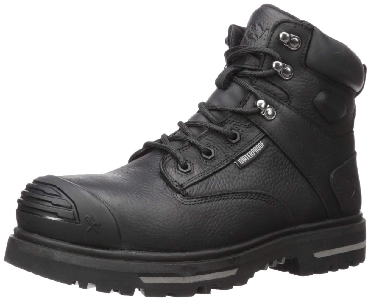 Iron Age Men's IA0135 Troweler Safety Toe Industrial Work Boots - Steel Toe, Slip Resistant, Electrical Hazard Protection for Construction & Warehouse Workers