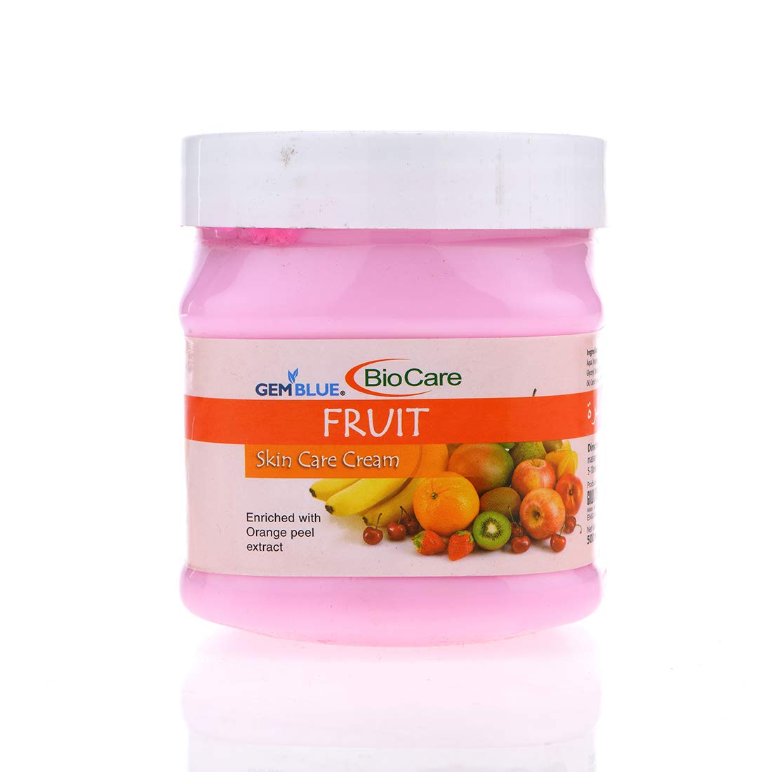 GEMBLUE BioCare Fruit Cream - 500ml Natural Skincare for Hydration & Glow - Perfect for Daily Moisturizing & Night Care