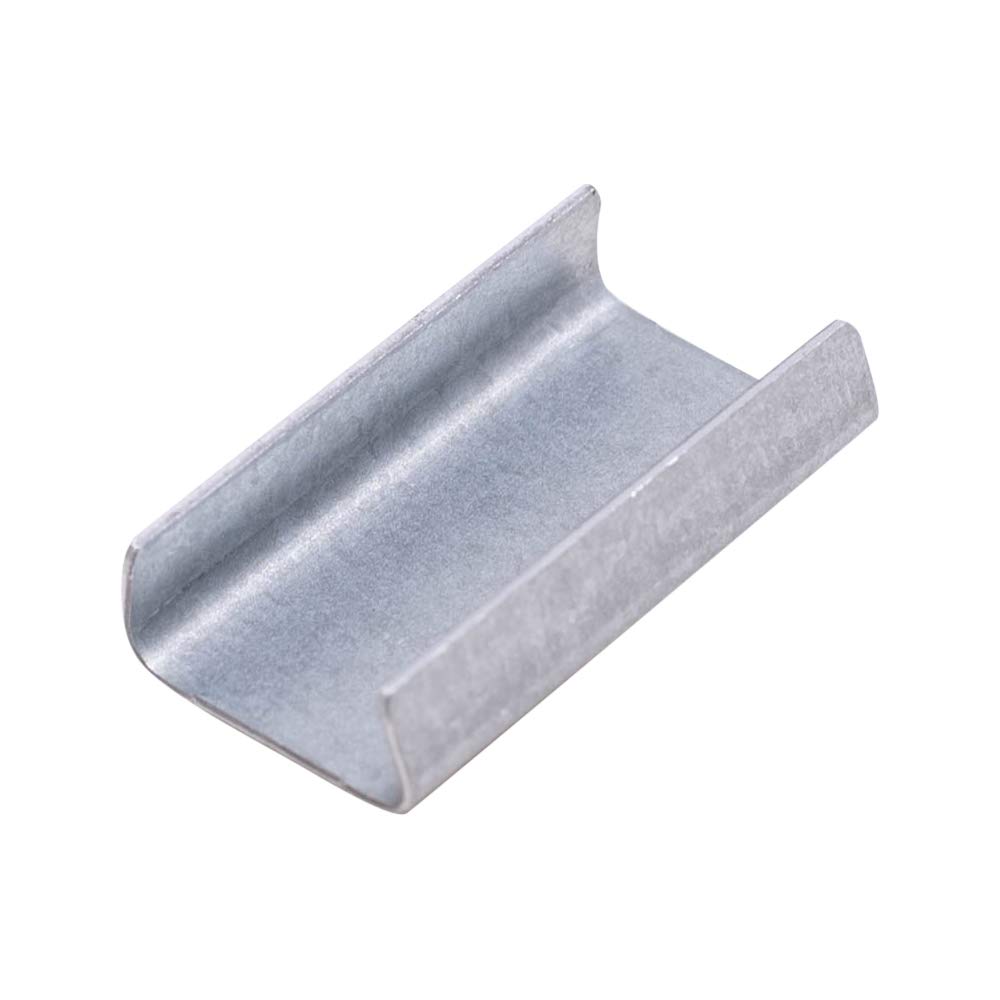 Brock Metal Poly Strapping Seal - 1/2 Inch Opening - 2000 PC - Heavy-Duty Packaging Seals for Shipping, Bundling & Securing Pallets
