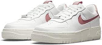 Nike Women's Air Force 1 Pixel White Pink Sneakers CK6649-103 - Comfortable Casual Shoes for Women, Perfect for Running, Walking & Everyday Wear