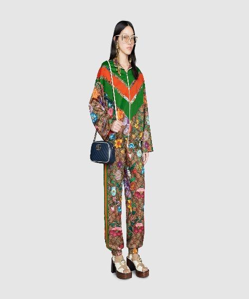 Gucci GG Marmont Matelassé Leather Shoulder Bag in Blue - Luxury Crossbody Purse for Women, Perfect for Date Night & Evening Events