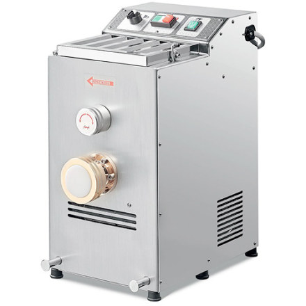Omcan Commercial Pasta Machine - 26.5 LB/12 KG Per Hour, 4 KG Kneading Capacity, 0.75 KW Power - Perfect for Restaurants, Bakeries & Italian Cuisine (Model 49117)