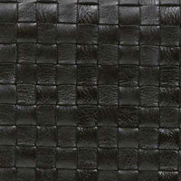 Bando Black Woven Checker 1 - Stylish and Durable Checkered Pattern for Fashion Accessories | Perfect for Bags, Wallets, and DIY Craft Projects
