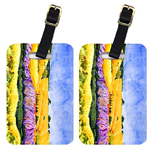 2 Pack Durable Landscape Design Luggage Tags - Waterproof ID Tags for Travel Bags, Suitcases & Backpacks - Perfect for Airports, Vacations & Business Trips