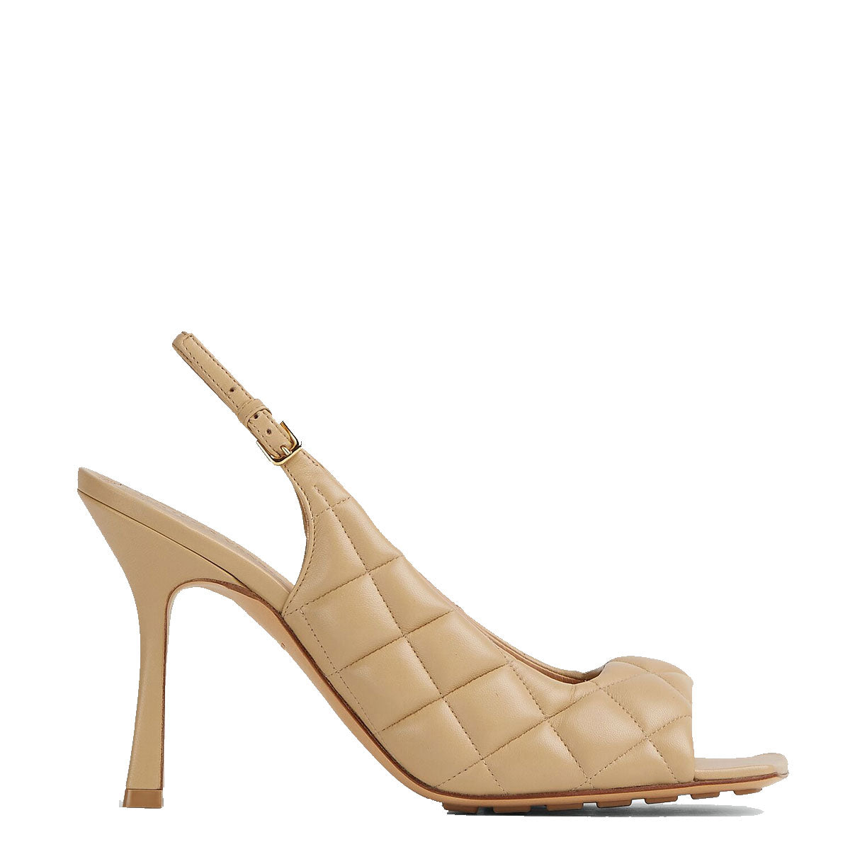 Comfortable Padded Slingback Peep Toe Heels with Cane Sugar Design - Perfect for Office, Party & Summer Outfits