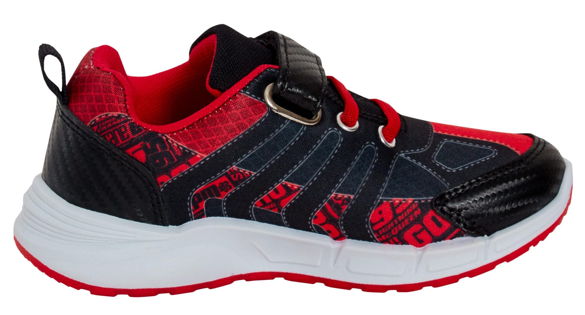 Disney Cars Lightning McQueen LED Light Up Sneakers for Boys - Flashing Skate Sports Shoes with Cool Light Effects | Perfect for Running, Skating, and Nighttime Play