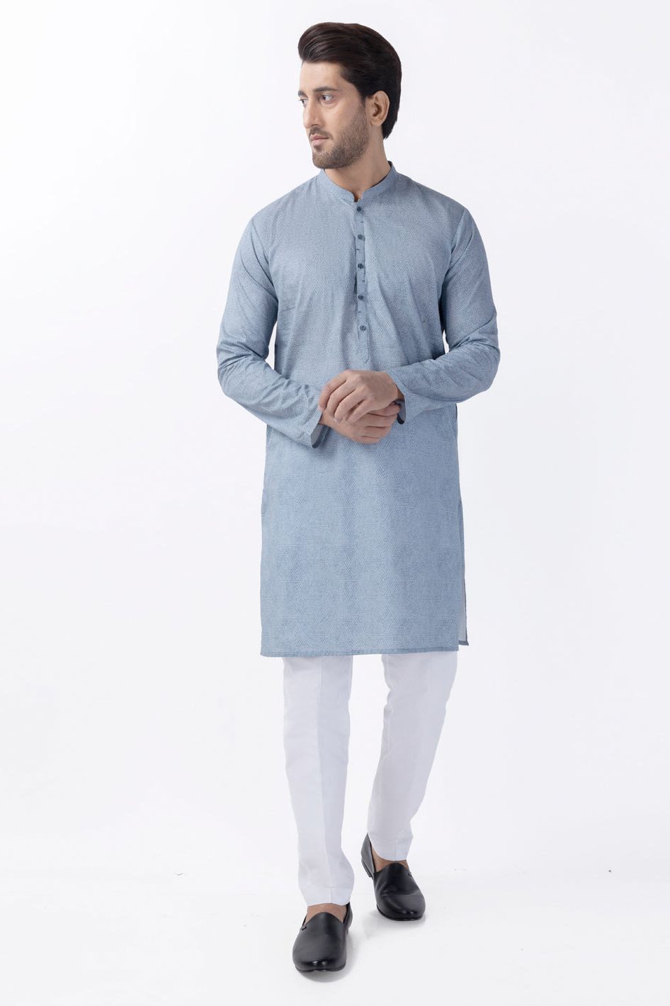 Premium Cotton Blue Kurta for Men & Women | Comfortable & Stylish Traditional Indian Wear | Perfect for Festivals, Weddings & Casual Outings