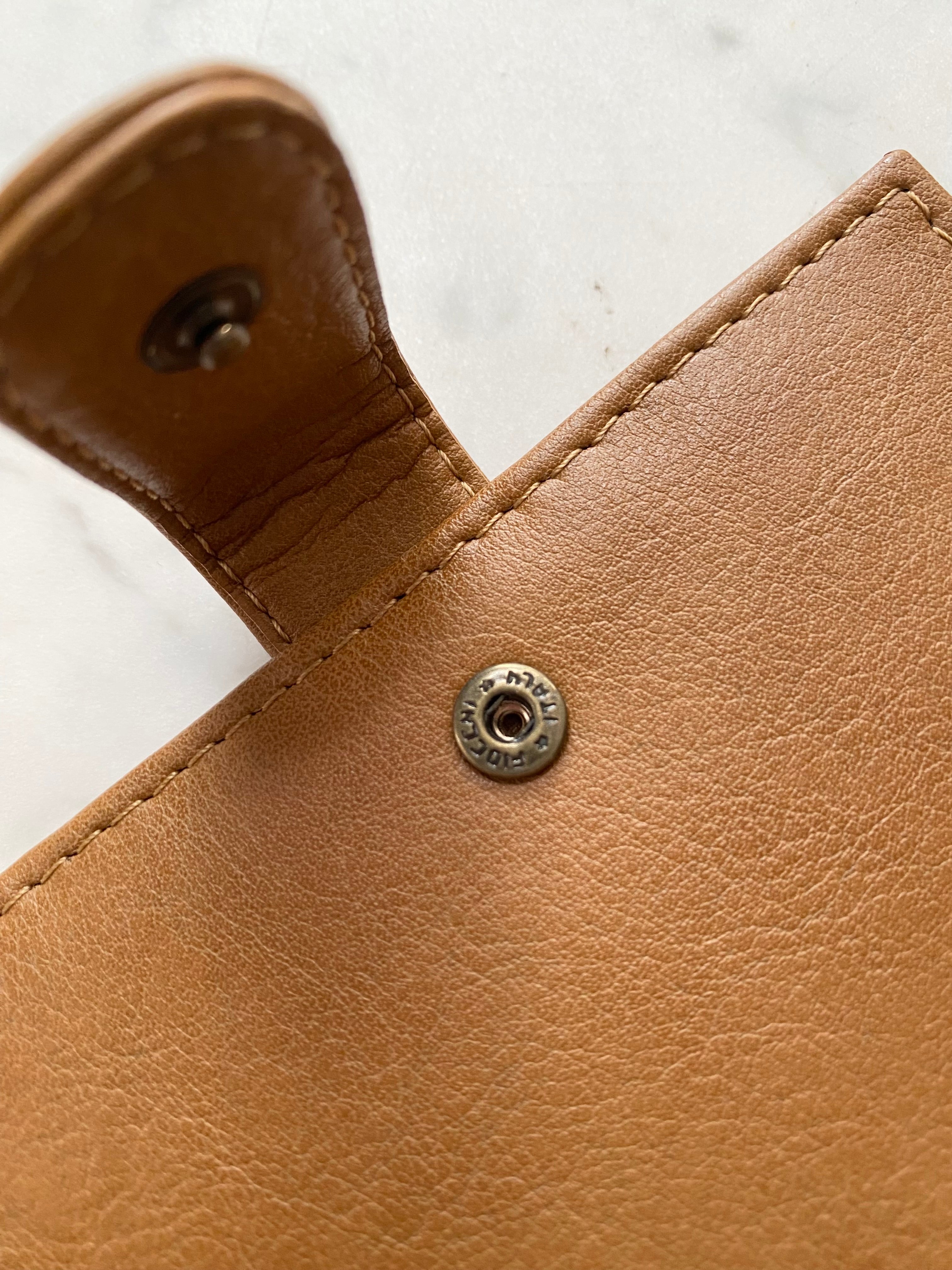 Novacas Genuine Leather Lilas Wallet in Camel - Slim Bifold Wallet for Women with RFID Protection | Perfect for Everyday Use, Travel & Gift Giving
