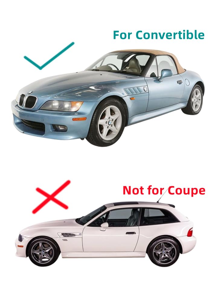 BMW Z3 2 Door Convertible Left Side Driver Window Glass Replacement (1996-2002) - Perfect Fit for Smooth Window Operation & Car Maintenance