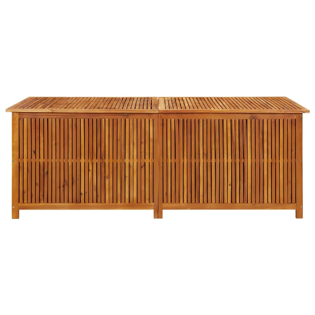 Premium Acacia Wood Outdoor Storage Box 78.7