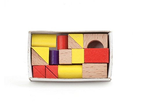 Kikkerland Puzzle Matchbox House - Miniature Wooden Puzzle Toy for Adults & Kids - Perfect for Travel, Gifts & Brain Teaser Games