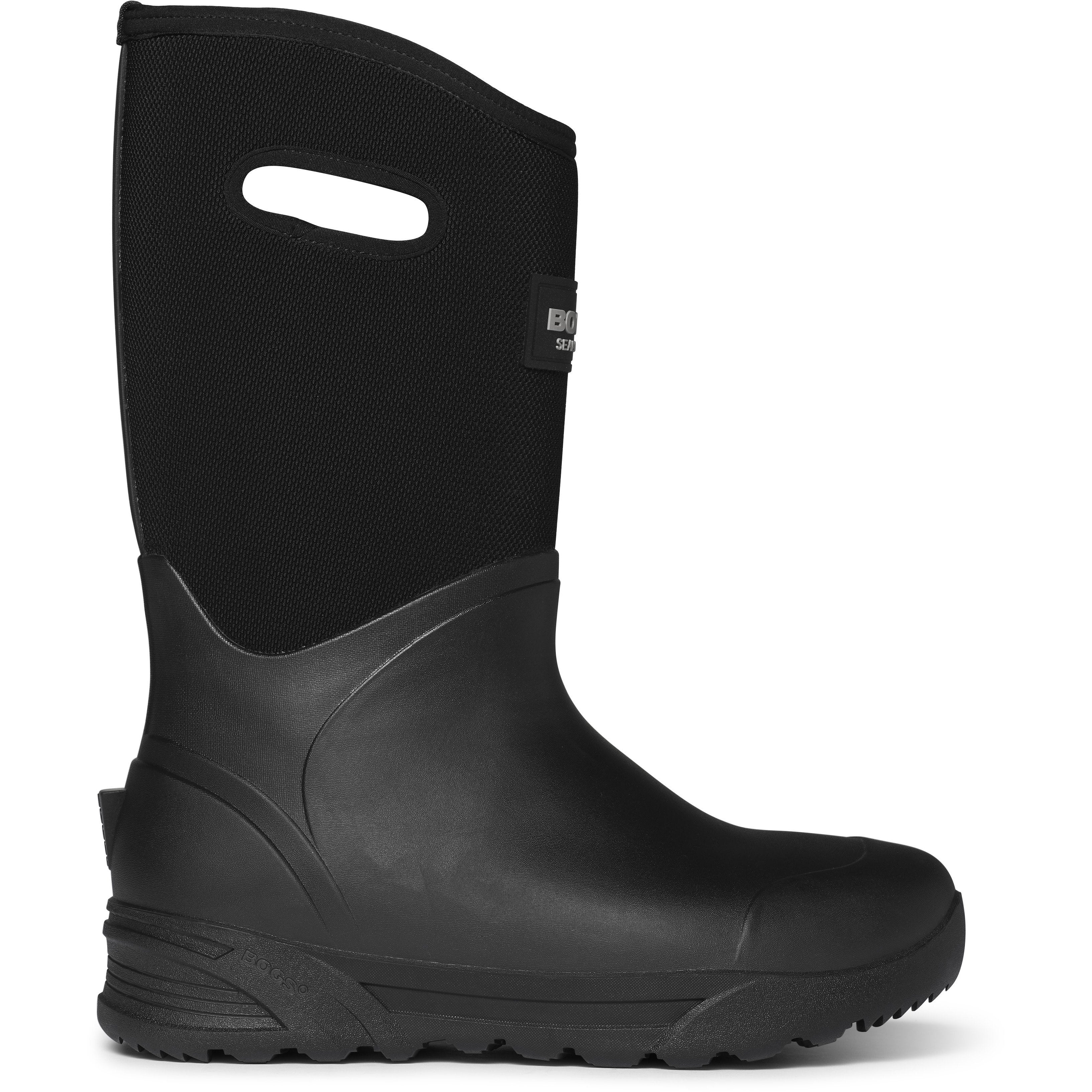 BOGS BOZEMAN Tall Waterproof Insulated Men's Winter Boots - Black - Perfect for Snow, Hiking & Outdoor Adventures
