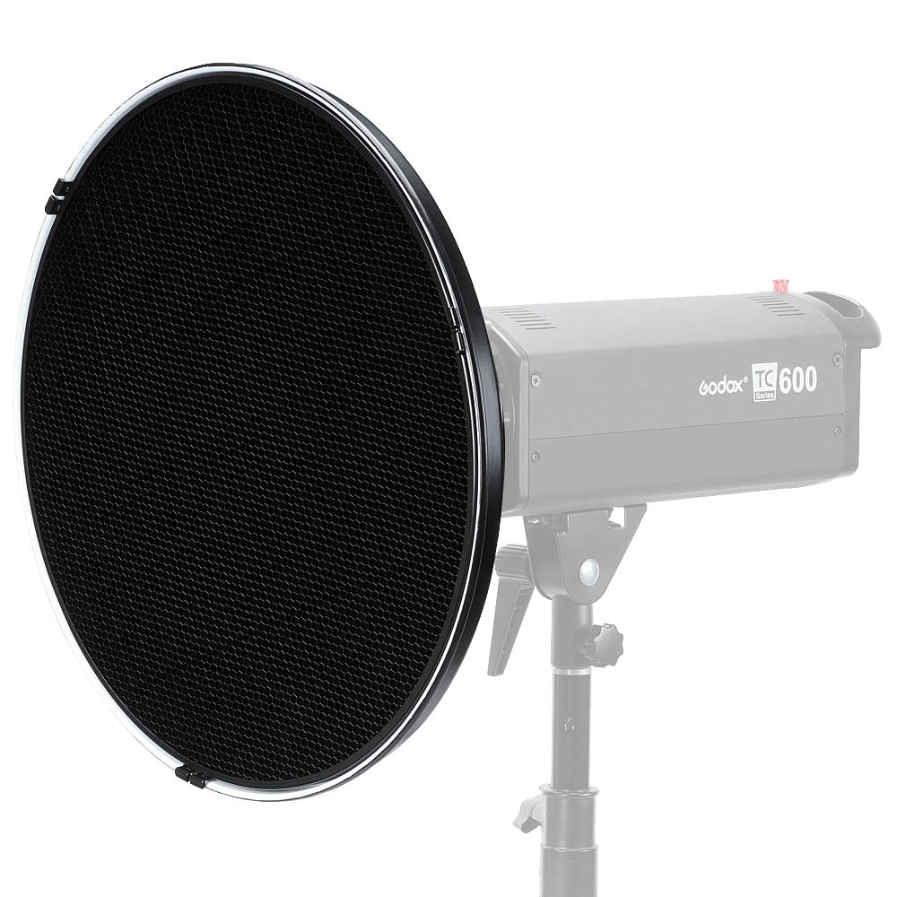 Godox BDR C550 Honeycomb Grid & BDR W550/S550 Beauty Dish Kit – Professional Studio Lighting for Portrait & Fashion Photography