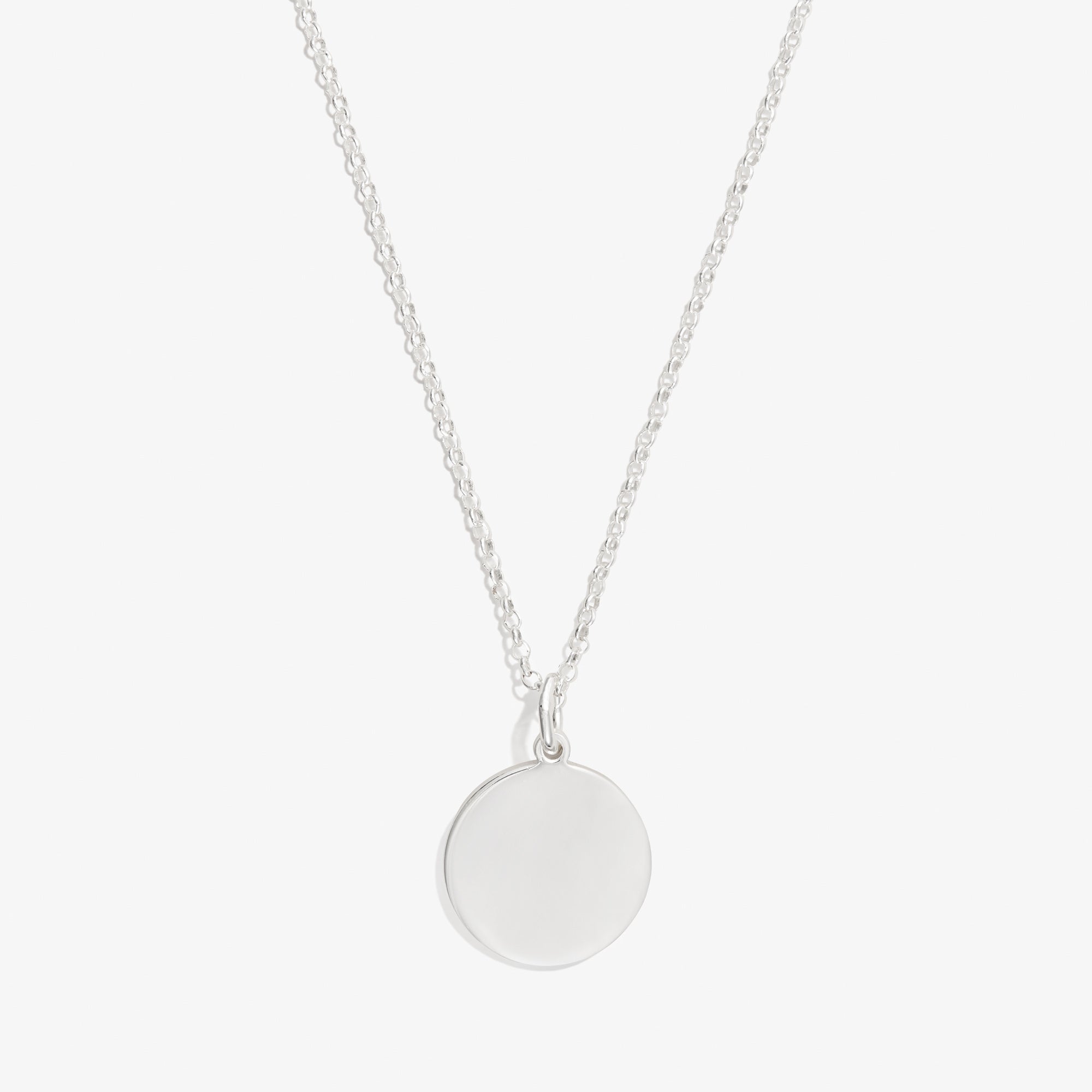 Elegant Circle Charm Necklace - 21 Inch Gold Plated Stainless Steel Jewelry for Women - Perfect for Everyday Wear, Date Nights & Gifts