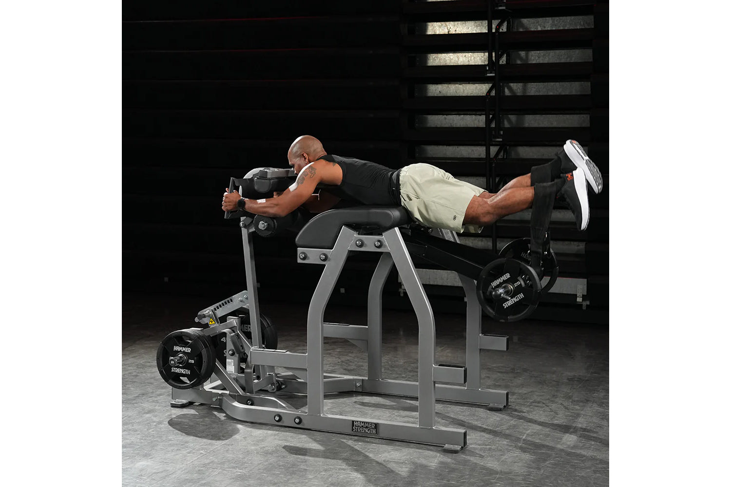 Hammer Strength Glute Ham Reverse Hyper Combo Bench Machine - Professional Home & Gym Strength Training Equipment for Legs, Glutes and Back Workouts