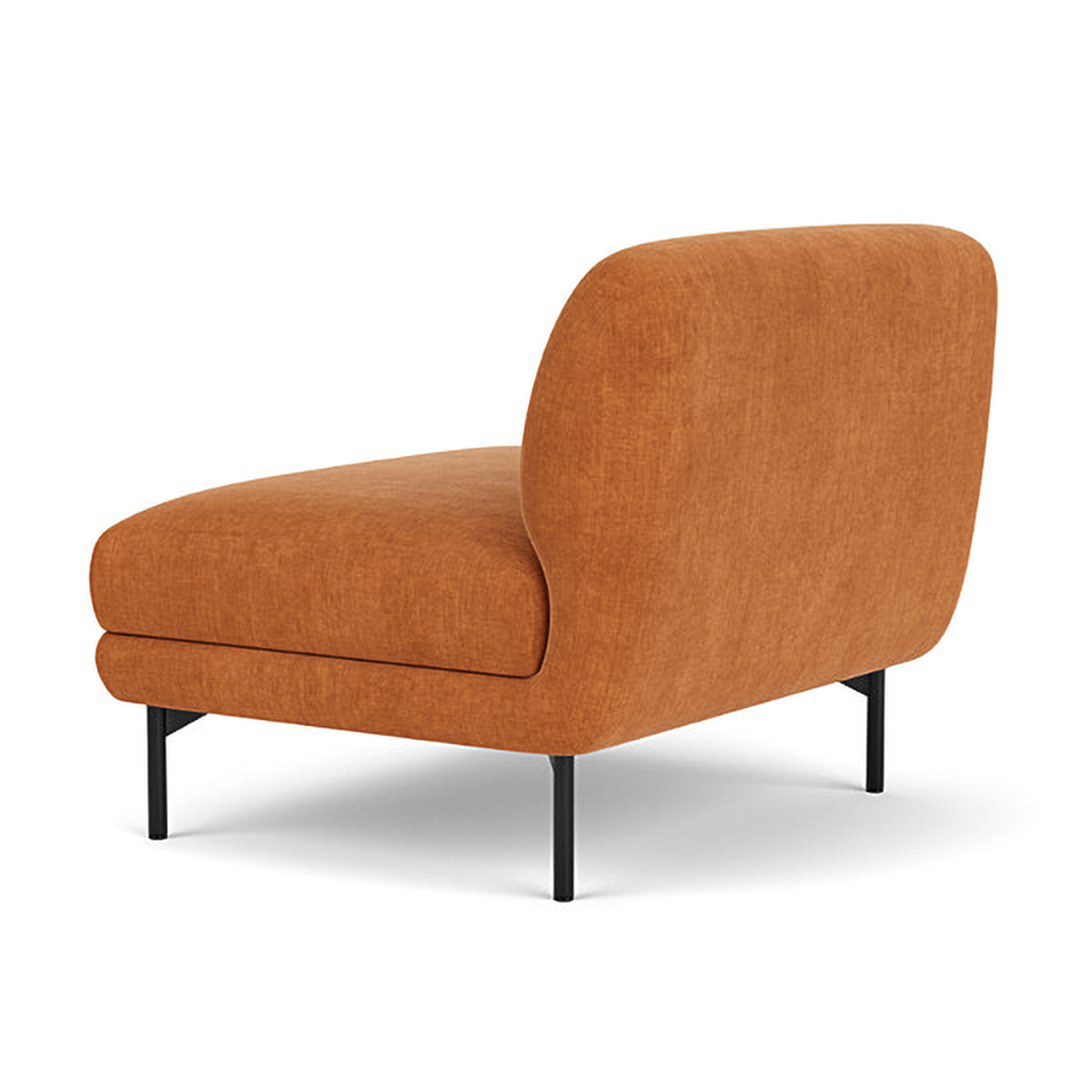 Alfred Fabric Modular Sectional Sofa (Armless) - Modern Living Room Furniture for Small Spaces & Apartments