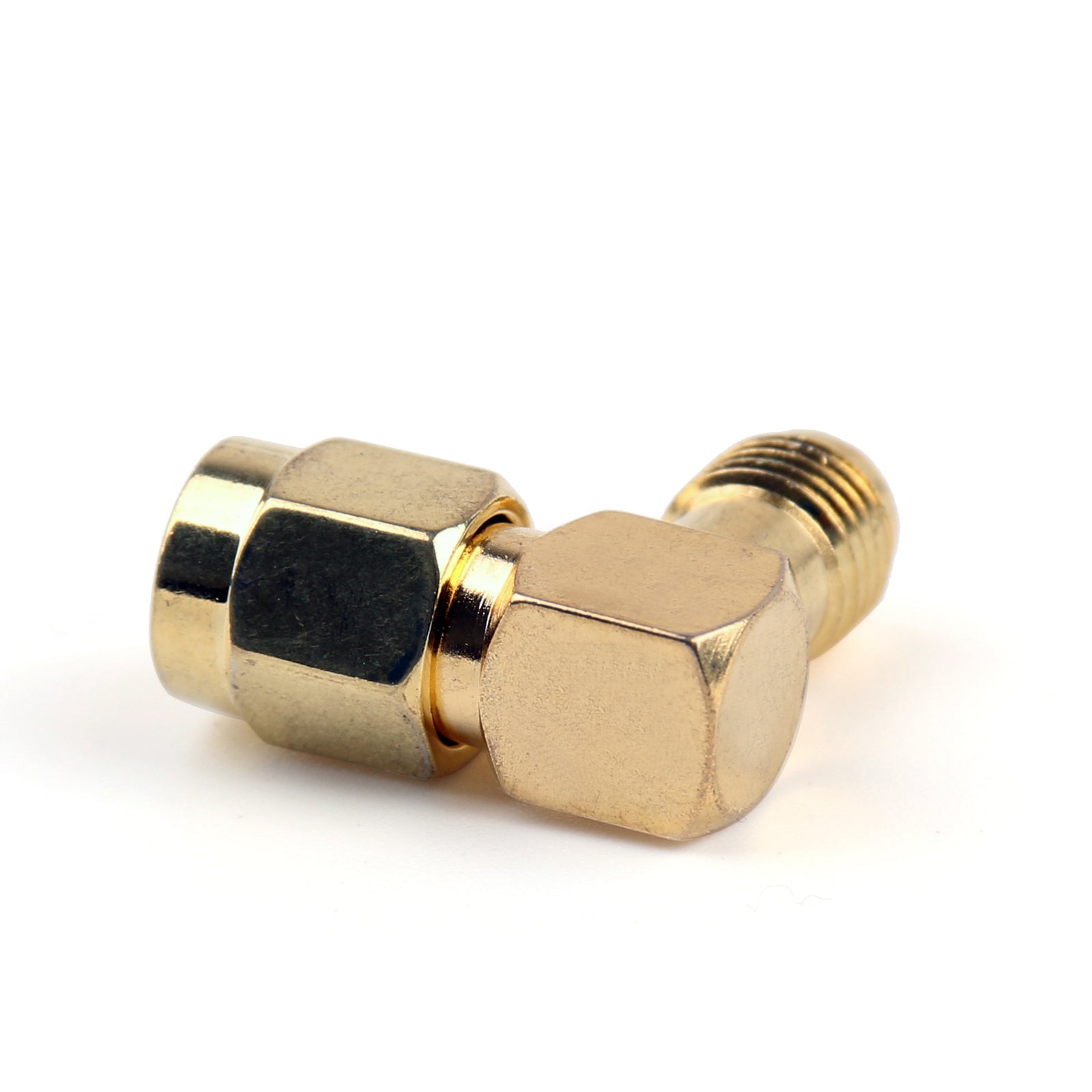 10Pcs 90 Degree RP-SMA Female to SMA Male Right Angle Adapter Connector - Perfect for WiFi Antennas, Routers, and Radio Equipment